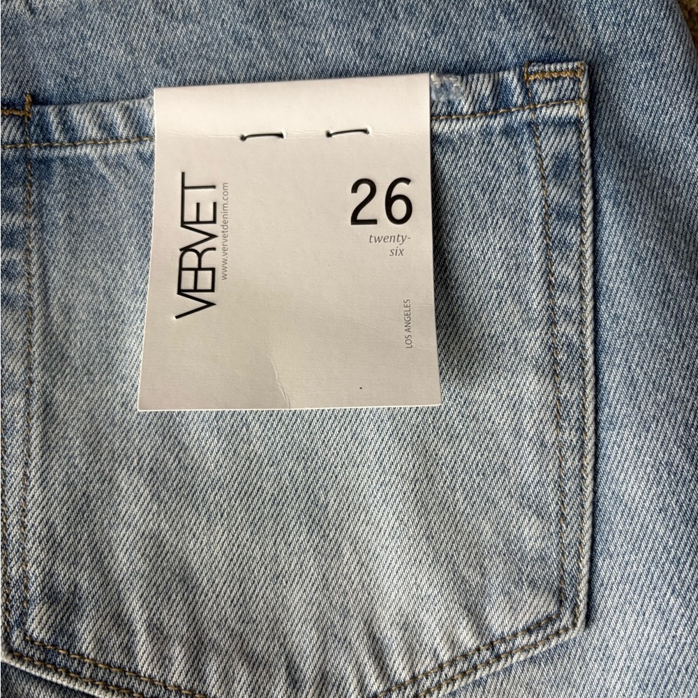 Vervet Split Hem Distressed Jeans - Picture 6 of 6